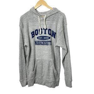 Jake Austin Boston Massachusetts Gray Hoodie Sweatshirt Unisex Medium